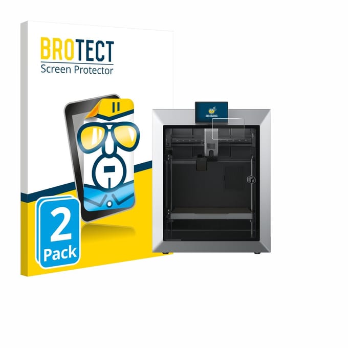 BROTECT - Screenprotector voor Qidi Tech Q2 - Folie Beschermfolie transparant 2 Stuks