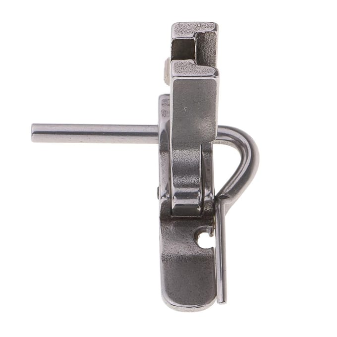 Quilter réglable à charnière droite et pied de guidage P801 pour machines industrielles gray