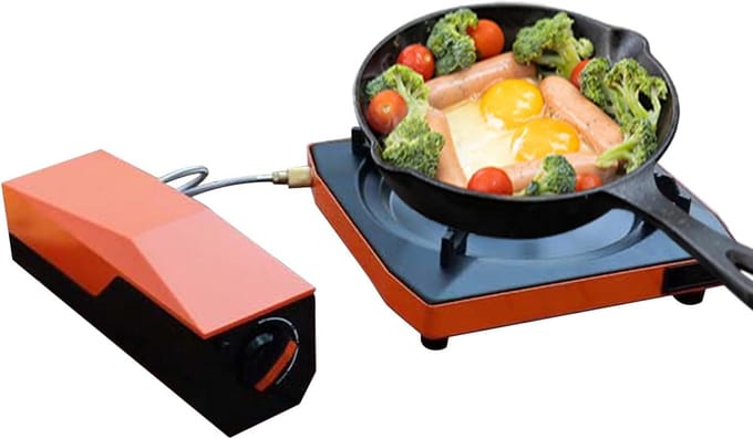 Campingkachel - Buitenkeuken - Kamperen - Isolerend ontwerp - 39x33x13 cm - null