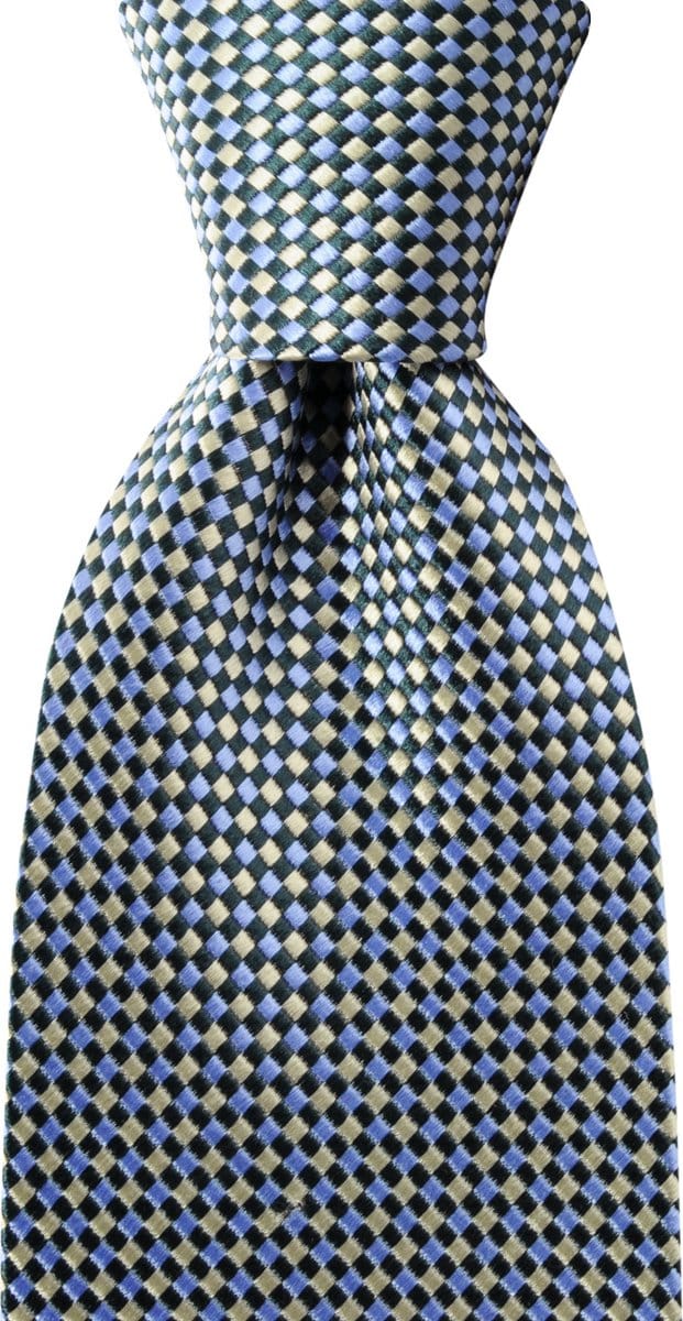 We Love Ties - Stropdassen - Stropdas Headoffice - groen / blauw