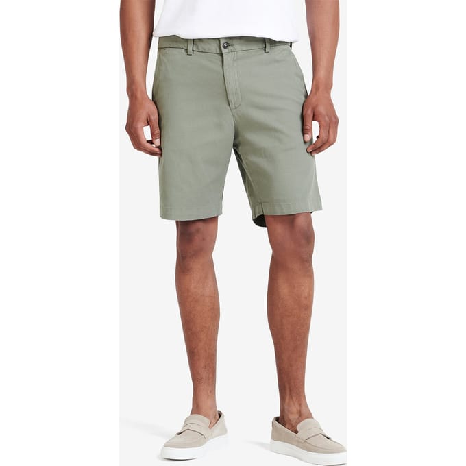 No Label Byron Cotton-linen Stretch Dark Sage Größe: 52 | Kurze Sporthosen Outlet | Herren | Grün