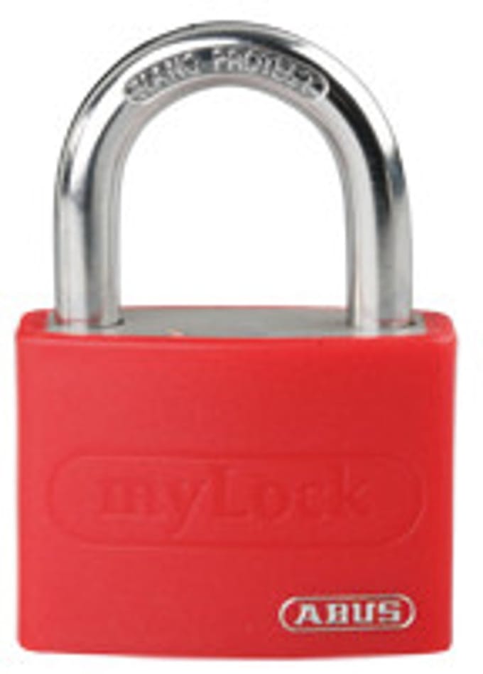 ABUS T65AL/40 Aluminium Kettingslot 40mm Rood