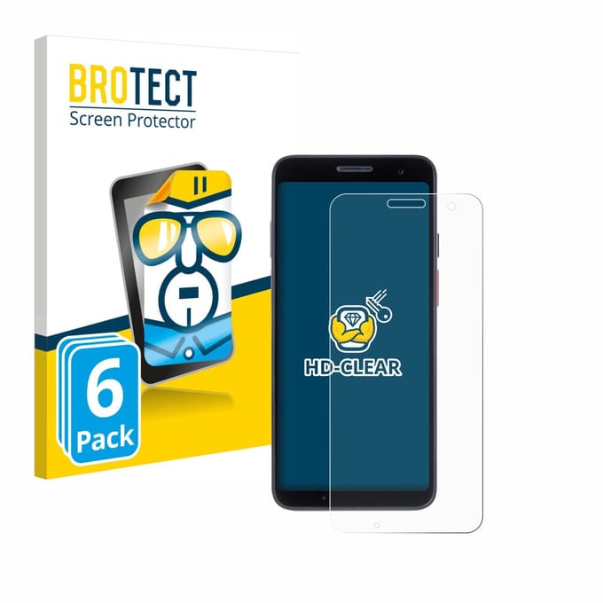 BROTECT - Screenprotector voor Honeywell CT37 - Folie Beschermfolie transparant 6 Stuks