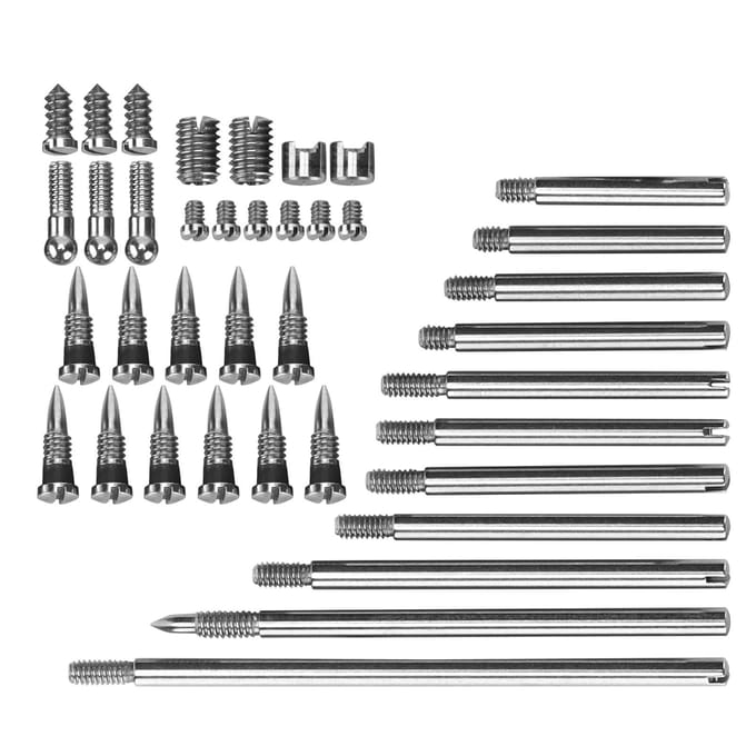 Klarinet Reparatie Onderdelen Roestvrij Staal Roller Schroef Instrument Accessoire Vervanging W57 black
