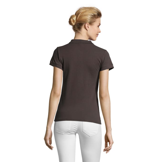 SOLS Dames/Dames Perfect Poloshirt (Donkergrijs massief)