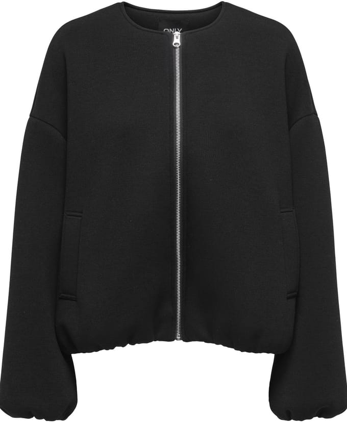 Regular fit sweatjack met viscose model 'LELLIE'