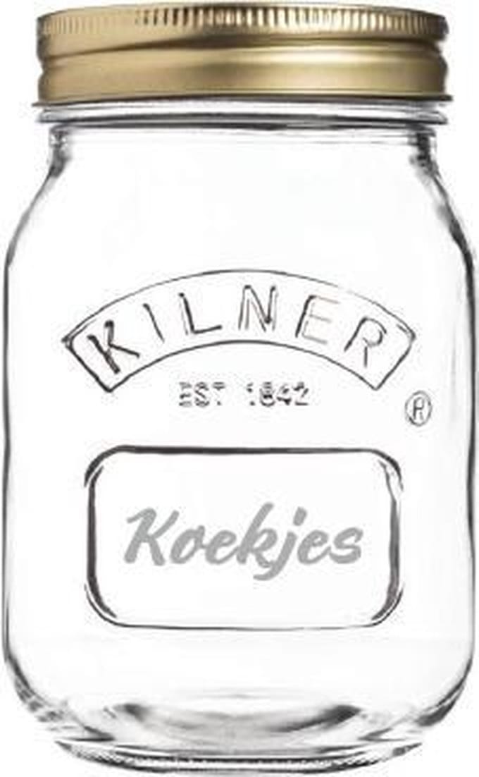 Gegraveerde weckpot 0,5 ltr (Koekjes)