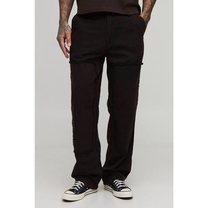 Lang Bleekwas Ontspannen Pasvorm Timmermansbroek | Black | Size 32
