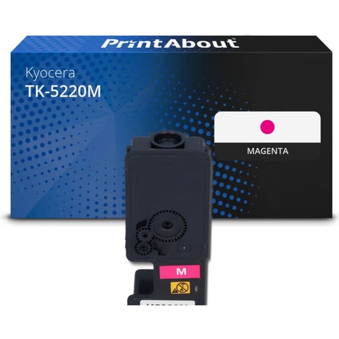 PrintAbout huismerk Toner TK-5220M Magenta Geschikt voor Kyocera