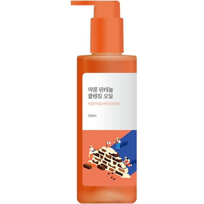[ROUND LAB] Sojaboon Panthenol Reinigingsolie 200ml orange