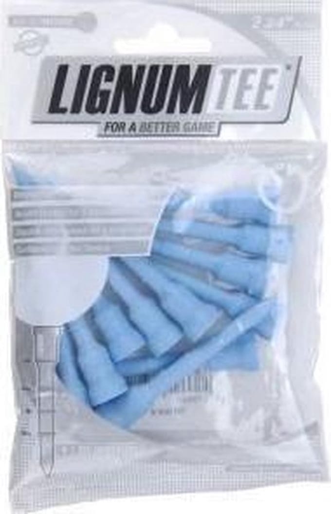 Lignum Golf Tees 72 mm 12 stuks (blauw)