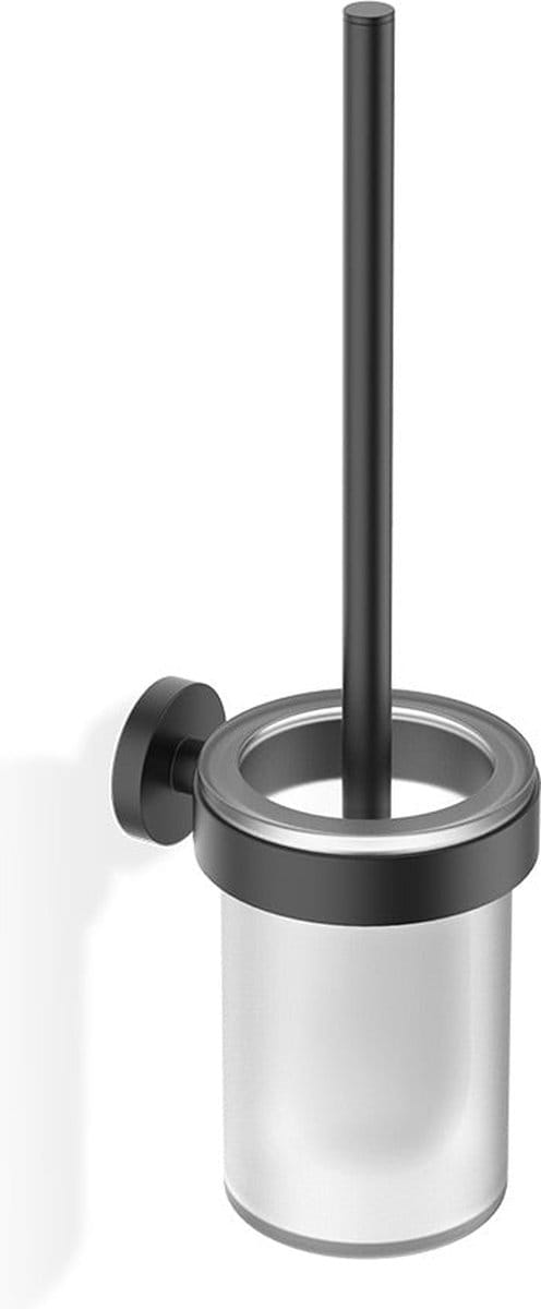 Toiletborstelset wandmodel - BA WBG, mat zwart.