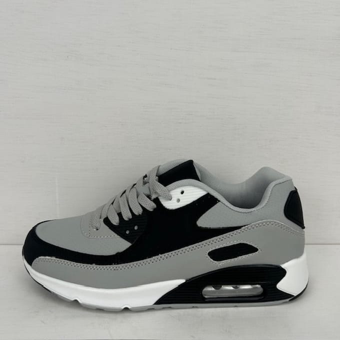 Air sneakers grijs zwart wit (maat 36 t/m 45) Grijs / 37