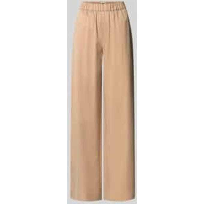 wide fit stoffen broek met elastische band model 'Consider'