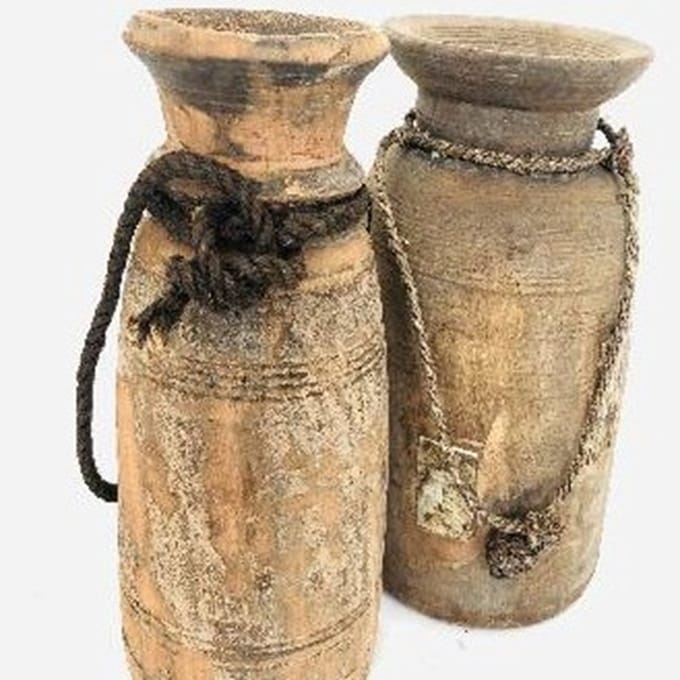 Himachal bloempot - pot S - pot met touw