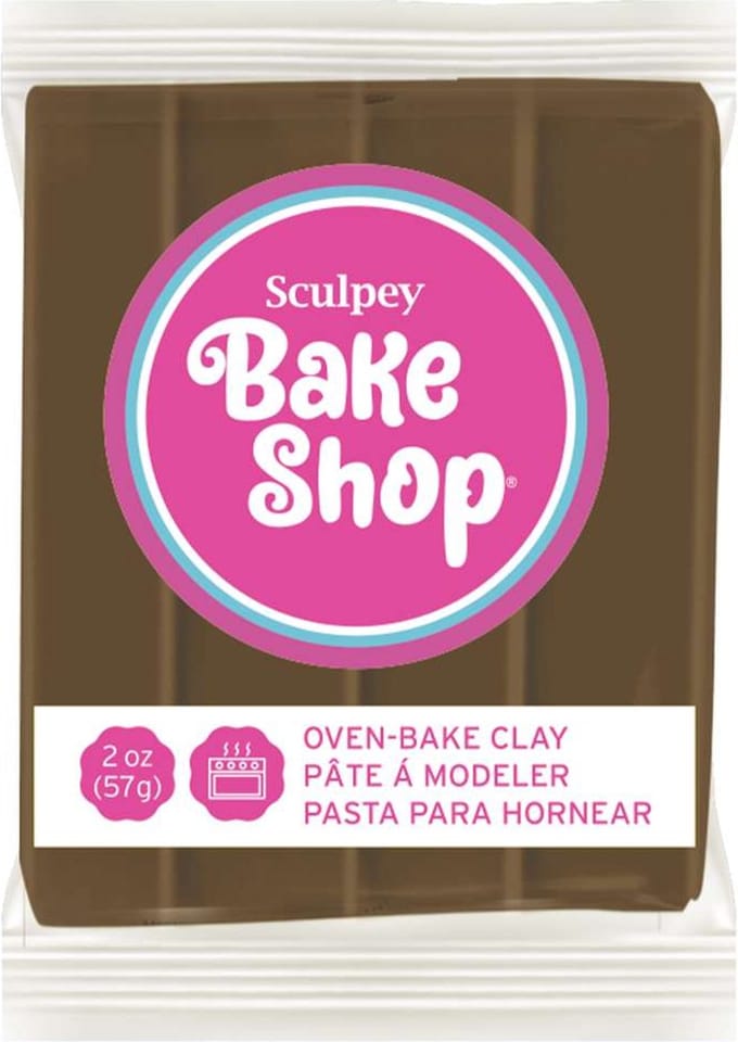 Bake shop brown - boetseerklei 57 gr - SCULPEY