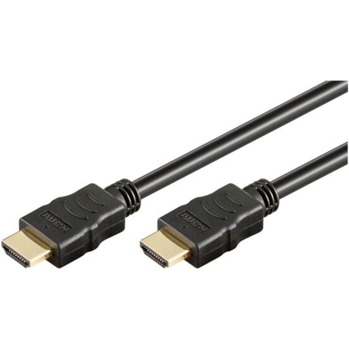 Goobay Standard High Speed HDMI-kabel met Ethernet – 4K/60 Hz – 18 Gbit/s – 2 m – zwart