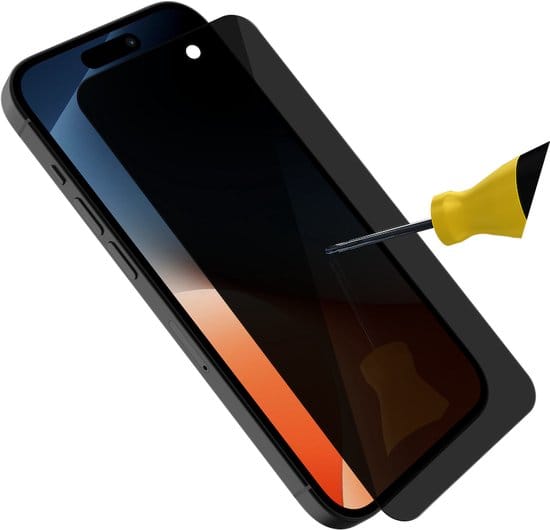 BeHello iPhone 16 Pro Max Privacy glass screenprotector