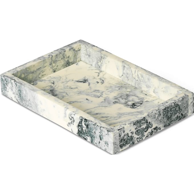 Ferm Living Mist Dienblad - emerald off white - 10 x 15 cm
