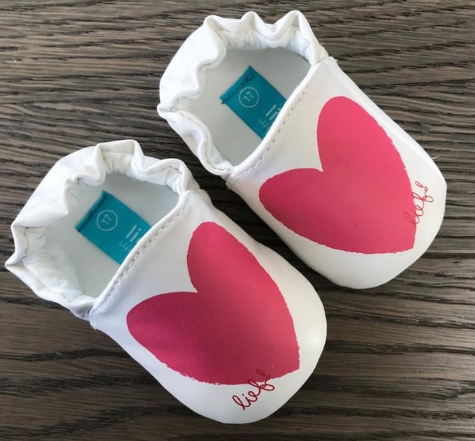 Lief Lifestyle BabySlofjes Wit/Roze - Maat 18