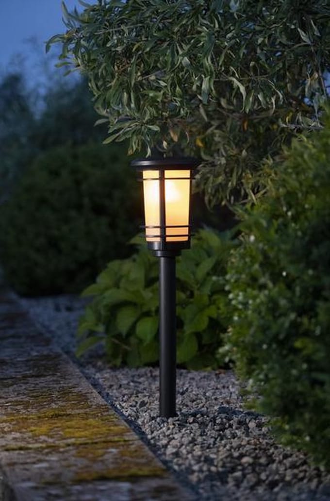 RTM Lighting 481-04 -Zwart -Kaarslicht -53CM -Zonne-Energie