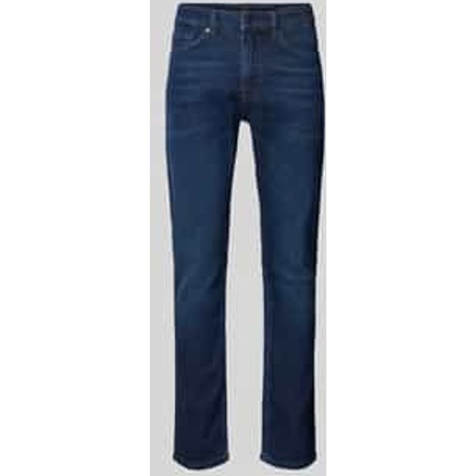 Slim fit jeans met labeldetail, model 'DELAWARE'
