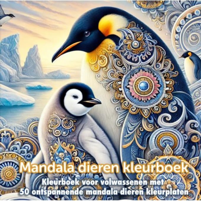 Mandala Dieren Kleurboek (Hardcover) - Koekoek Kinderboek