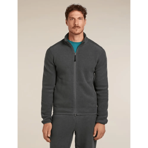 Icebreaker 800 Classic Pile Jacket Heren (Maat - M, Kleur - Obsidian)