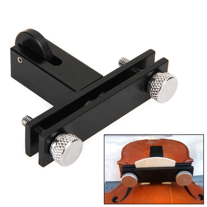 Vioolbrugmontagegereedschap voor het maken van vioolgereedschap voor het maken van herstelvioolonderdelen zwart