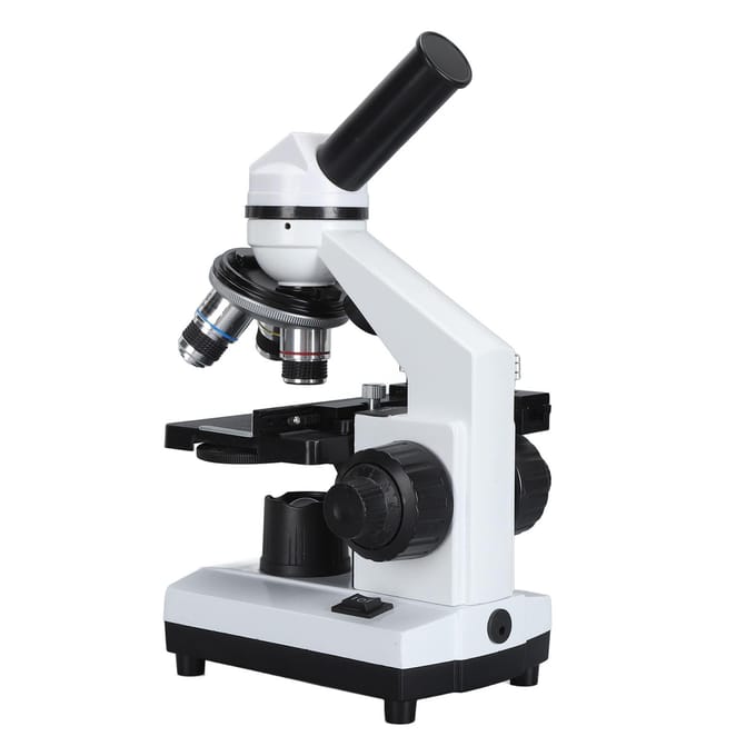 Microscope monoculaire pour étudiants débutants, grossissement 81X-640X, microscope composé US Plug