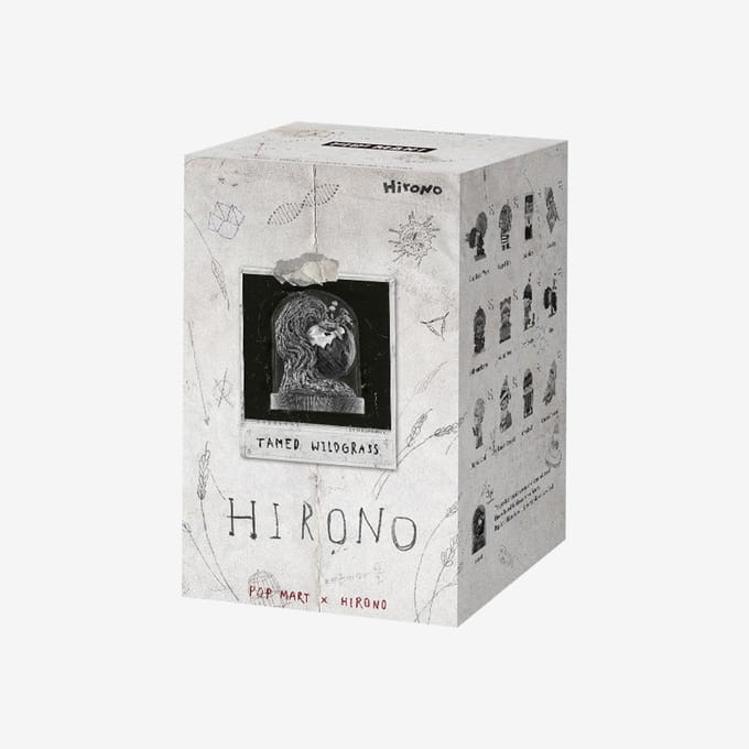 POP MART Hirono Tamed Wildgrass Serie Figuren Blind Box white