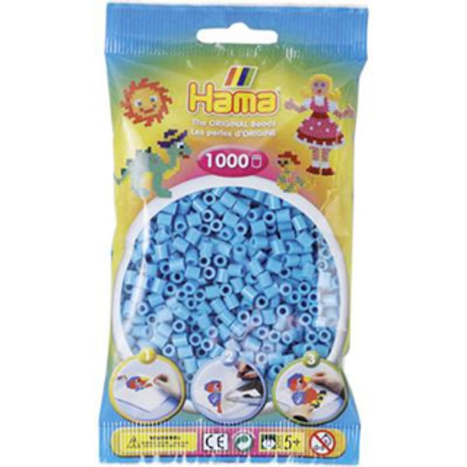 Hama Ironing Kralen - Azuur Blauw (049) 1000pcs.