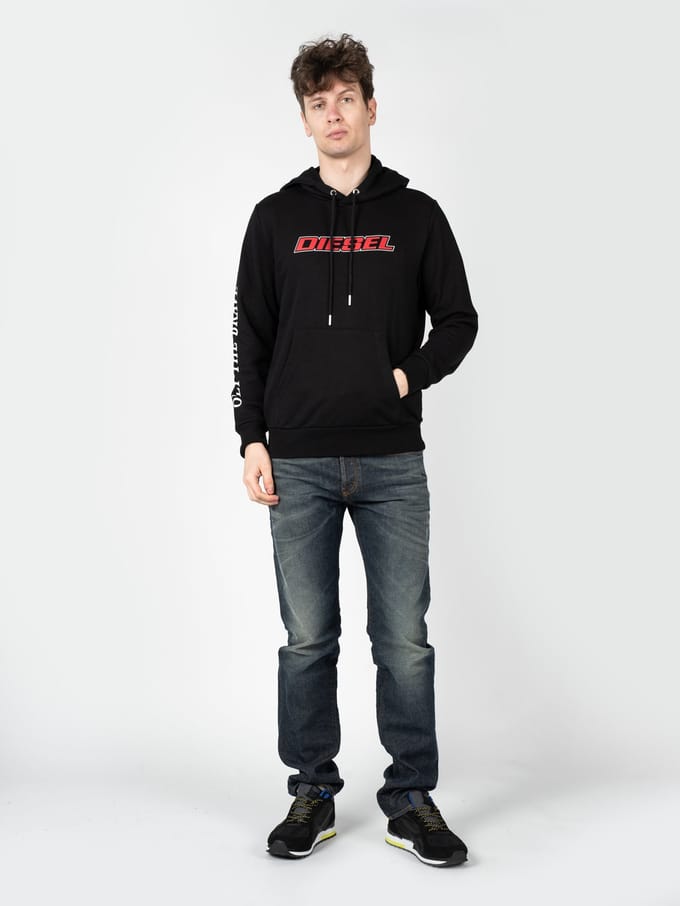 Diesel blouse S-Girk Mannen zwart