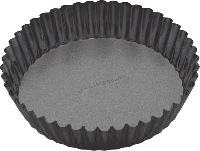 Diepe bakvorm voor taarten en quiches met antiaanbaklaag, 25 cm