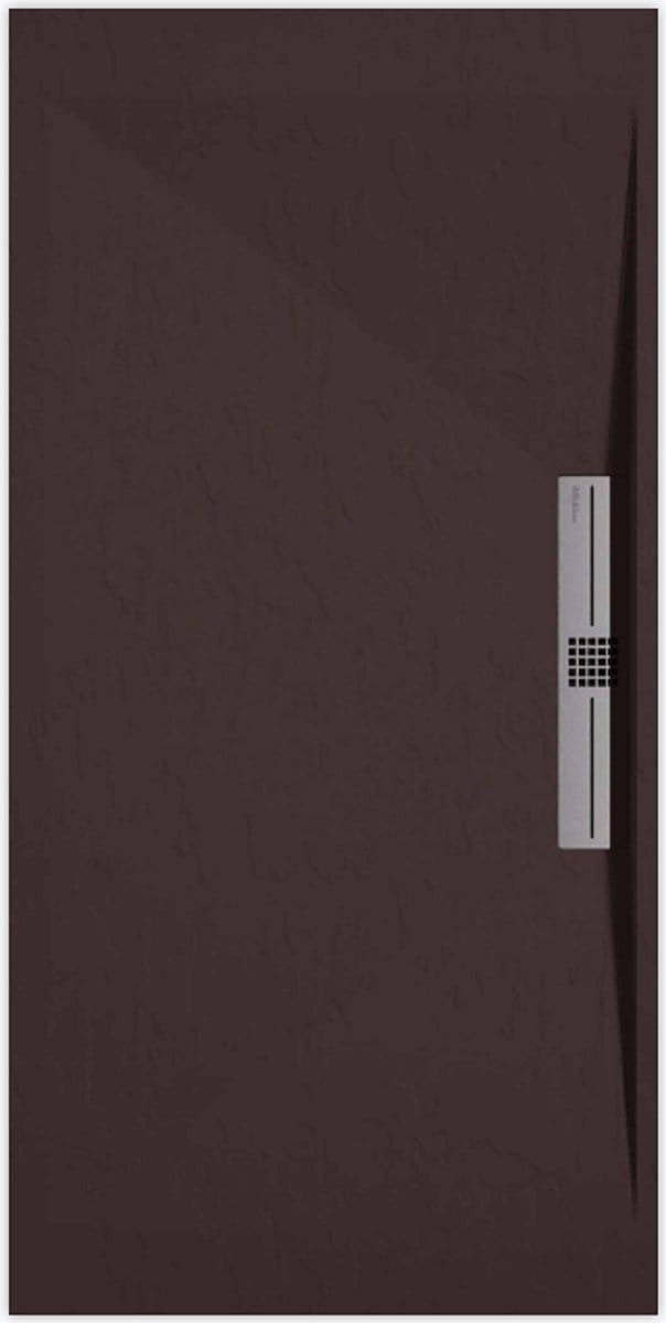 Sanifun douchebak Stone Side Chocolate Slate 1400 x 900 S