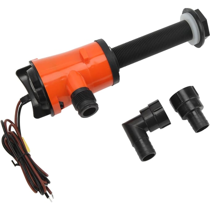 Beluchtingspomp Leefbak 800GPH 12V 4.0A Draagbare Dompelpomp voor Boot Marine