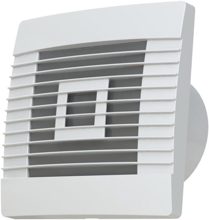 Kwaliteitskeuken ventilator 120mm met timer en automatische lamellen