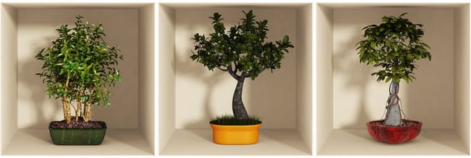 3D bonsai-effect sticker 40 x 120 cm
