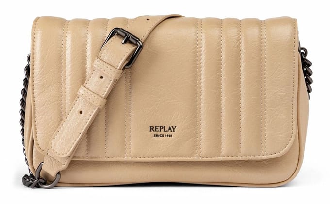 REPLAY Schoudertas Crossbody Bag Safari Beige