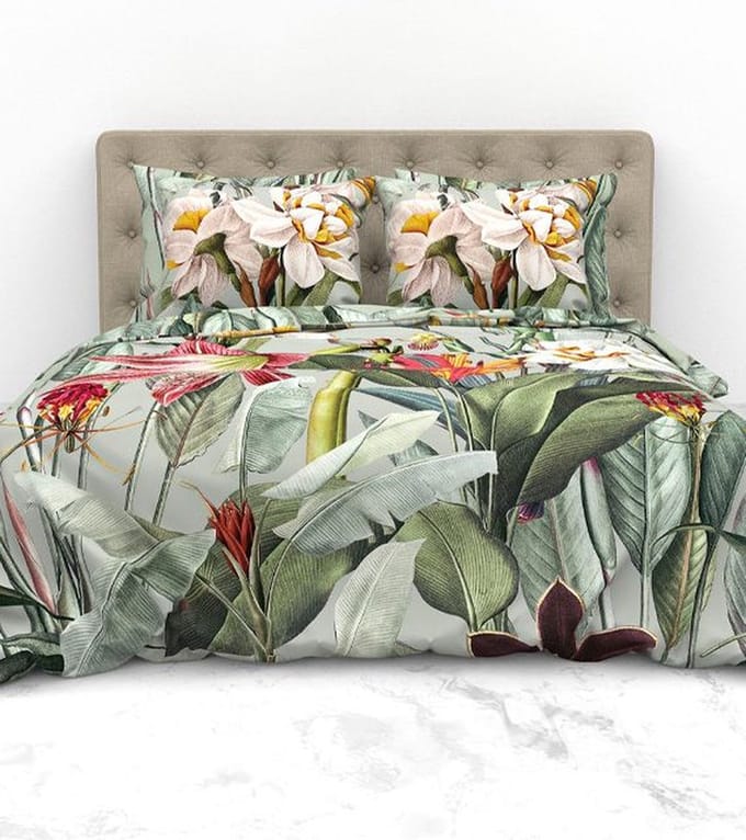 Heckett & Lane dekbedovertrek Stella (Grey)-240x200/220 cm