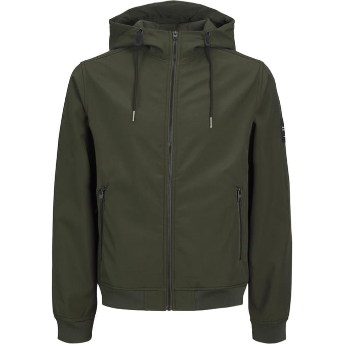 JACK&JONES JJEBASIC SOFTSHELL HOOD NOOS Heren Jas - Maat XXL