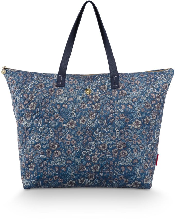 Pip Studio - Tilda Tote Bag Dames - Tas - Daisy Dreams - Blauw - 66x20x44cm