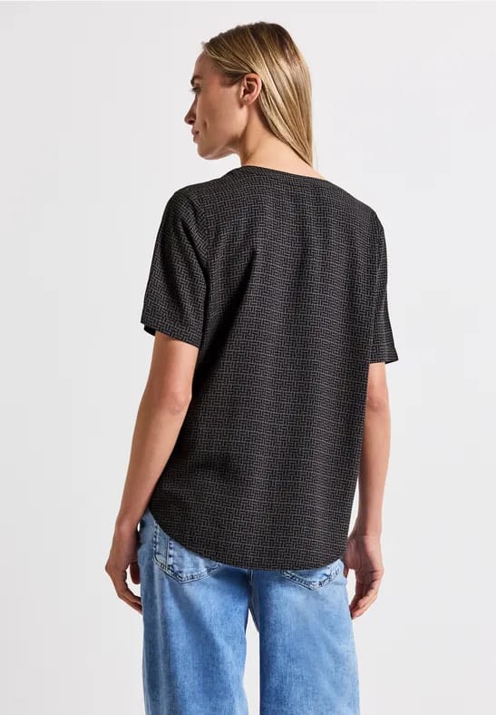 Blouse shirt met omslag