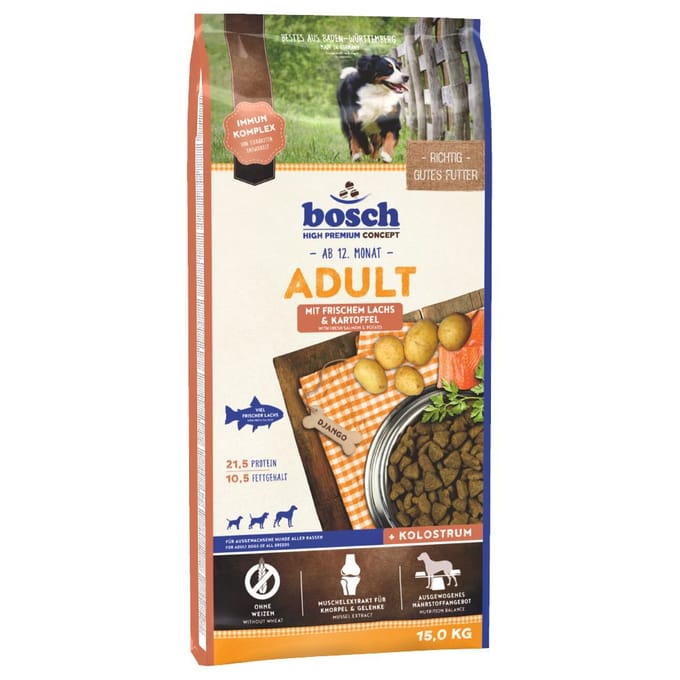 2x15kg bosch Adult Zalm & Aardappel Hondenvoer