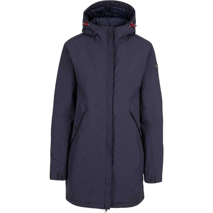 Trespass Dames TP75 Waterdichte Jas (Marineblauw)