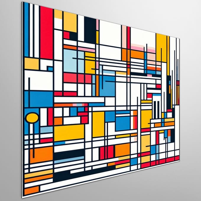 Kunstprint | Wanddecoratie | Dibond | 80 × 80 cm