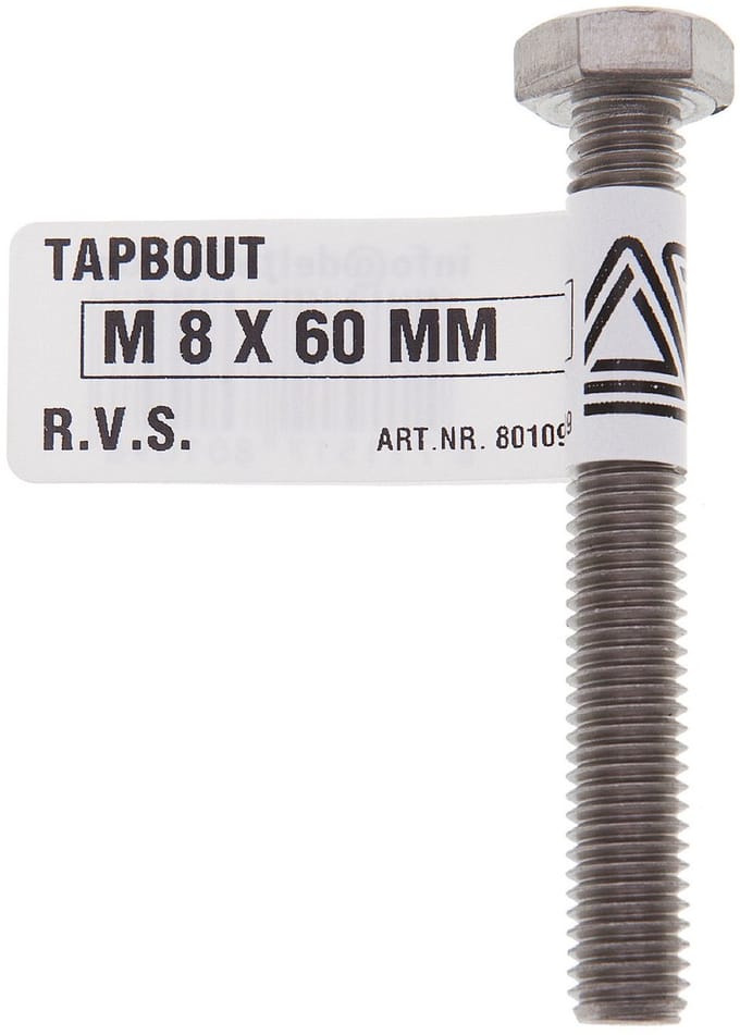 Deltafix - Tapbout m8x40mm rvs