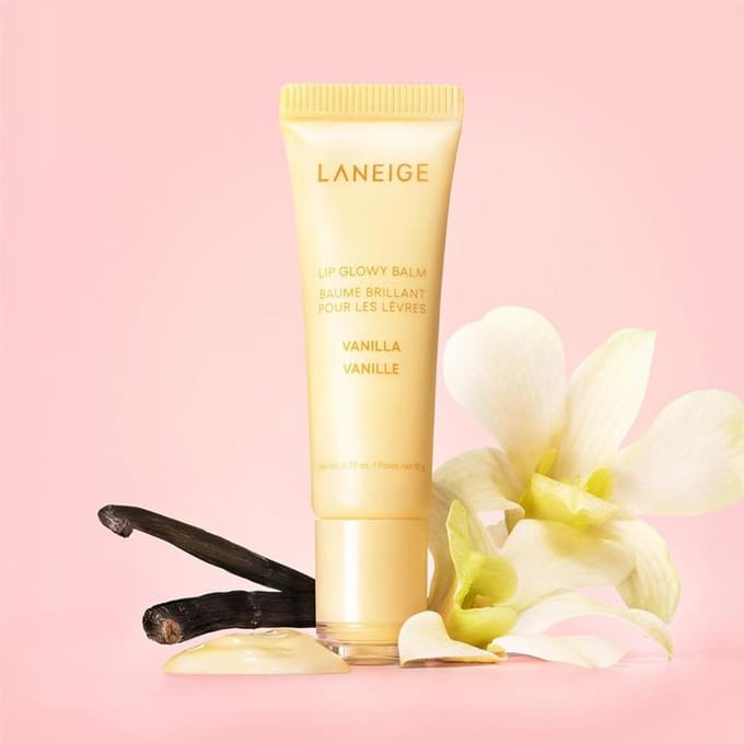 Laneige Lip Glow Balm Vanilla 10g ORIGINAL STORE white