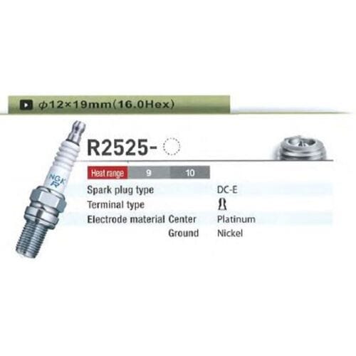 Ngk R2525-10 5281 Bougie Transparant