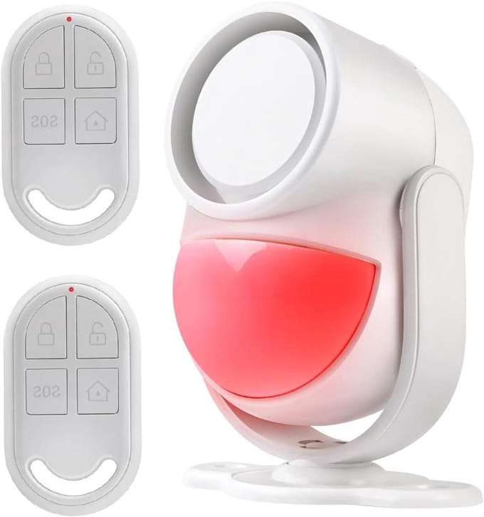 Alarm Systeem - Draadloze Detector - Huis Beveiligen - 125dB Sirene - 8 Meter Bereik - Wit